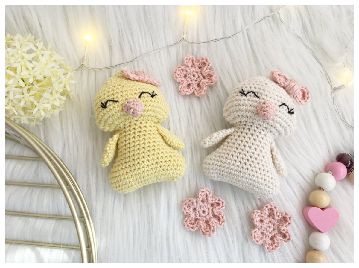 Blog-Inhaltsbild für 'Osterküken Kiki, kostenlose Häkelanleitung'